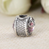 925 Sterling Silver Hearts Charm Pendant