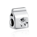 925 Silver Charm Bead Bracelet for Women DIY Jewelry