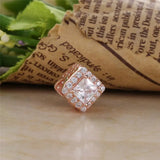 925 Silver Christmas Tree Zirconia Beads Pendant Charm Bracelet DIY