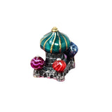 925 Silver Enamel Princess Balloon Castle Bead For Ladies Bracelet