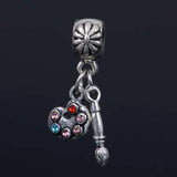 Bird Snake Chain Charm Beads for Bracelet Jewelry