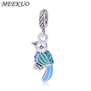 Bird Snake Chain Charm Beads for Bracelet Jewelry