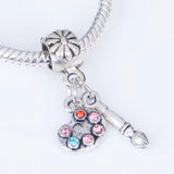 Bird Snake Chain Charm Beads for Bracelet Jewelry
