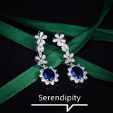 Sunflower Diamond Stud Earrings High Carbon Jewelry
