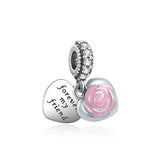 Silver 925 Bead Bracelet Charms Pendant Dangle DIY Jewelry