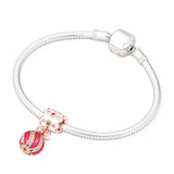 Silver 925 Dangle Charm Bead Bracelet Accessories Pendant