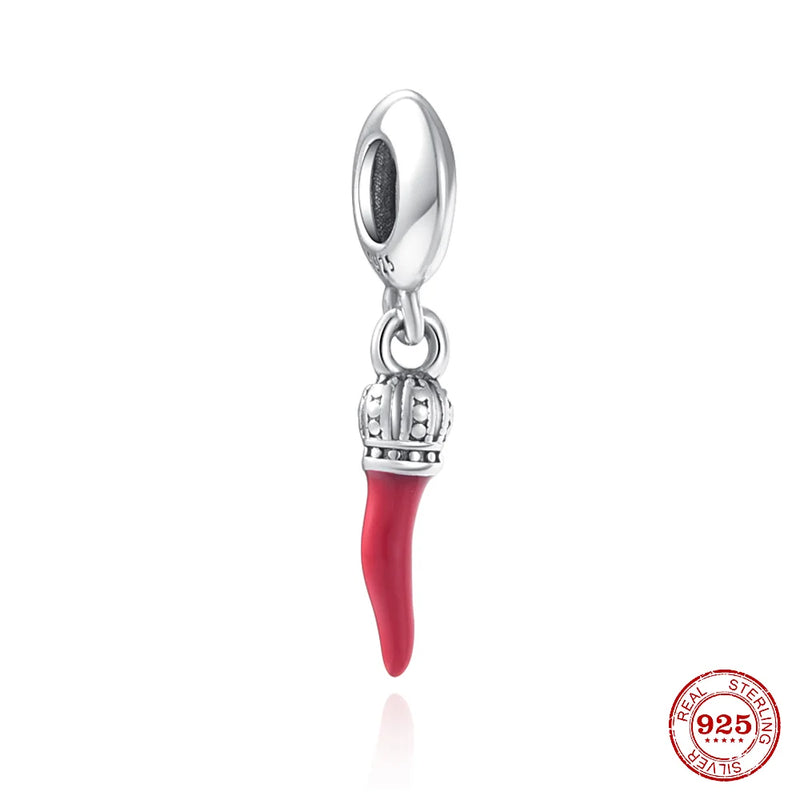 925 Silver Bracelet Charm Bead Pendant Dangle A1146