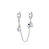 Silver 925 Charm Bead Bracelet For Women A1467