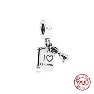 Charm Bead Bracelet Pendant Silver 925 Jewelry B483