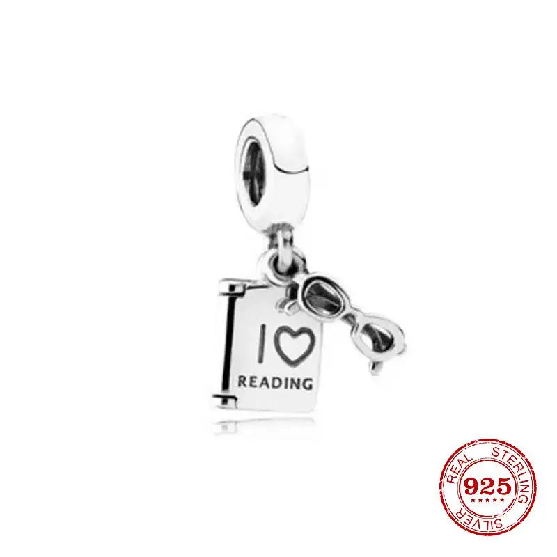 Charm Bead Bracelet Pendant Silver 925 Jewelry B483