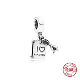 Charm Bead Bracelet Pendant Silver 925 Jewelry B483