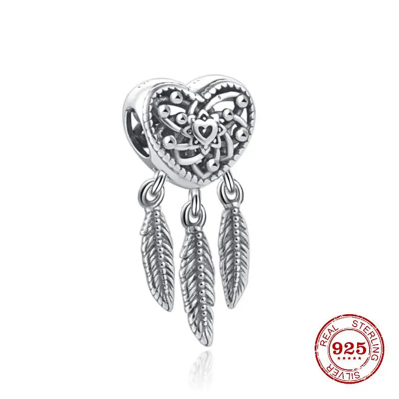 Silver 925 Dangle Charm Bead for Women Jewelry