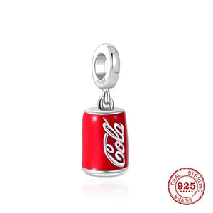 Silver 925 Pendant Dangle Charm Bead Bracelet Jewelry B728