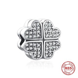 Silver 925 Bead Charm Bracelet Pendant Dangle for Women