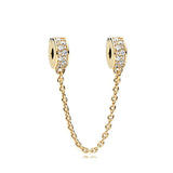 Butterfly Charm Bead Chain Bracelet Women Jewelry