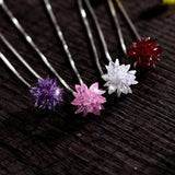 Austrian Crystal Necklace 925 Silver Fine Jewelry Women Chain Christmas Party