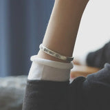 Chinese Style Peace Bracelet with Small Seal Design