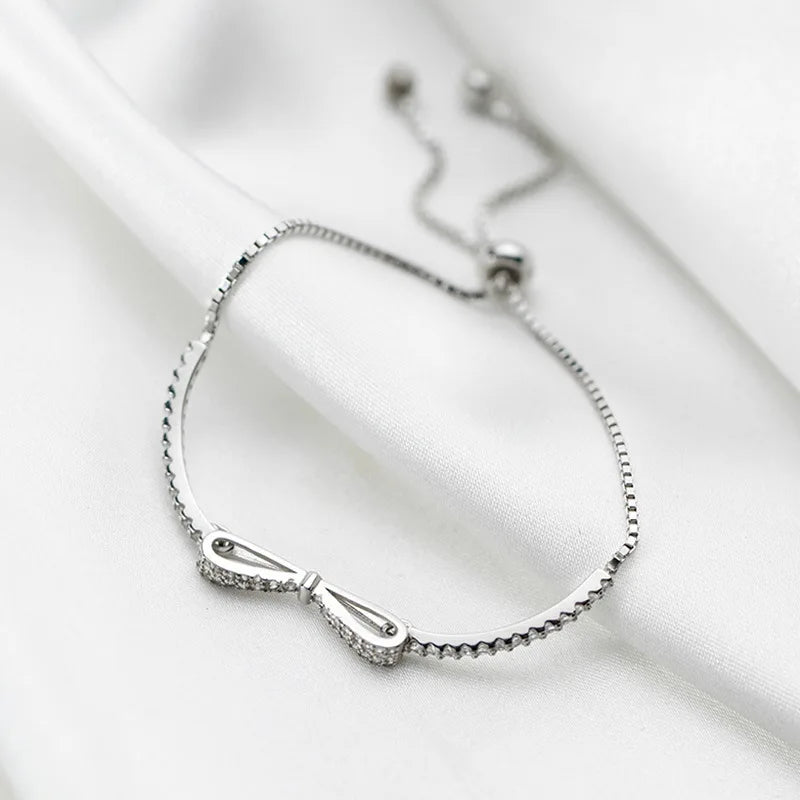 Bow Bracelet Women's Flash High Carbon Diamond Bracelet