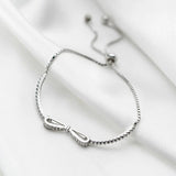 Bow Bracelet Women's Flash High Carbon Diamond Bracelet