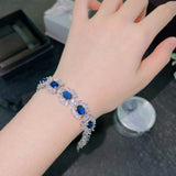 Sparkling High Carbon Diamond Bracelet Jewelry