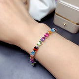 Women's Sparkling Custard Diamond Bracelet