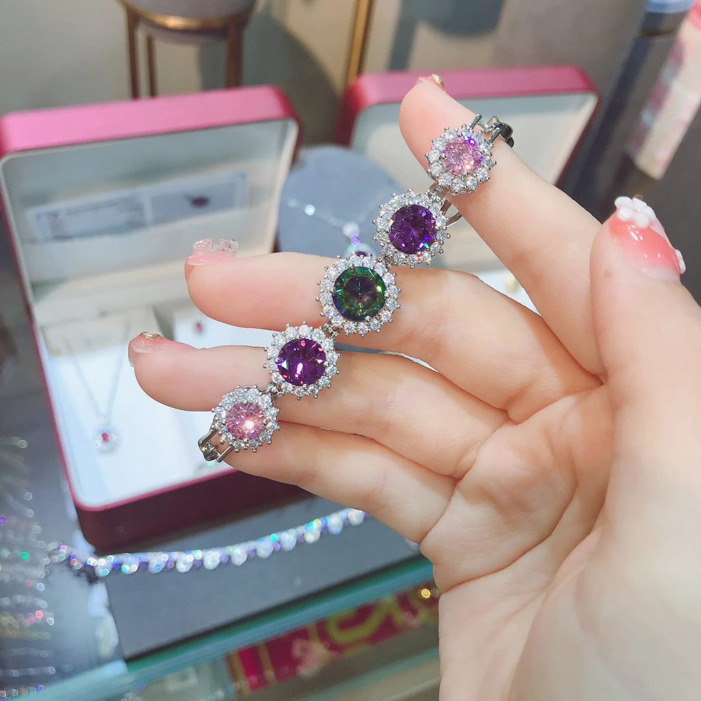 Women's High Carbon Diamond Bracelet