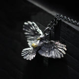 Eagle Pendant Necklace Hip Hop Silver Jewelry for Men