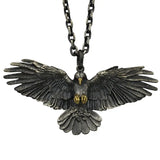 Eagle Pendant Necklace Hip Hop Silver Jewelry for Men