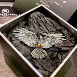 Eagle Pendant Necklace Hip Hop Silver Jewelry for Men