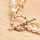 Turquoise Pearl Multilayer Charm Bracelet Women's Jewelry