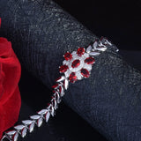 Sunflower Bracelet Women's Red Diamond Jewelry