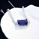 Rectangular Diamond Bracelet Flash High Carbon Diamond Jewelry