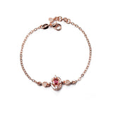 Red Gem Bracelet Women's Diamond Jewelry