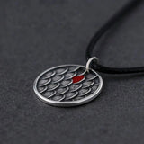 Retro Silver Necklace Couple Love Dragon Scale Jewelry