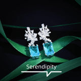 Sparkling Fireworks Diamond Stud Earrings