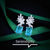 Sparkling Fireworks Diamond Stud Earrings