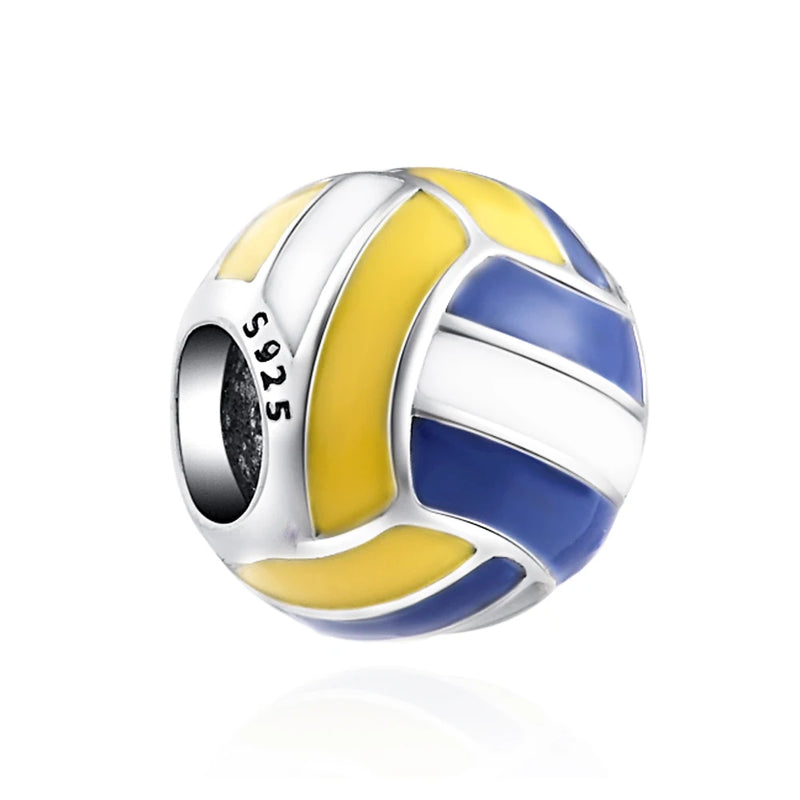 European Colorful Soldier Footprint Charm Bead for 925 Silver Bracelet