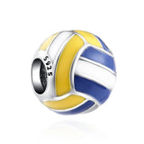 European Colorful Soldier Footprint Charm Bead for 925 Silver Bracelet