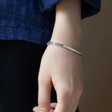 Retro Small Bell Silver Bracelet Ethnic Style Jewelry