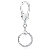 Silver Keychain for European Charms Bracelet DIY Jewelry