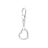 Silver Keychain for European Charms Bracelet