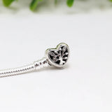 Silver Rose Leaves Butterfly Tree Lion Charm Bracelet Bangle DIY Jewelry Gift