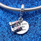 Love Grows Family Bead Pendant Charm Silver 925 Bracelet DIY Jewelry