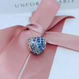 Silver 925 Blue-Eyed Charm Pendant for DIY Jewelry