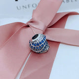 Silver 925 Blue-Eyed Charm Pendant for DIY Jewelry