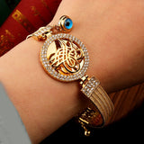 Ottoman Coin Jewelry Bangle Evil Eye Women Cuff Bracelet