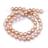 Baroque Pink Purple Nuclear Pearl Jewelry Set