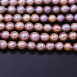Baroque Pink Purple Nuclear Pearl Jewelry Set