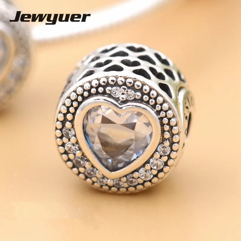 925 Silver Beads Charms for THIN Bracelets DIY Jewelry