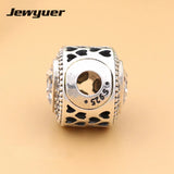 925 Silver Beads Charms for THIN Bracelets DIY Jewelry
